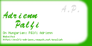 adrienn palfi business card